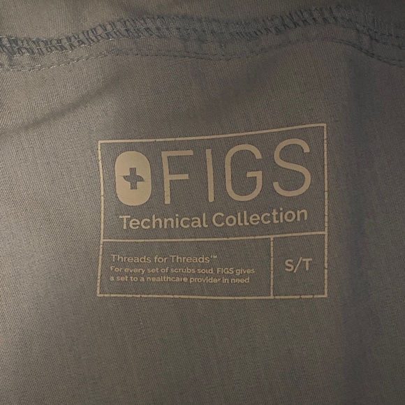 Figs Women's Light Blue Scrubs - Picture 3 of 3